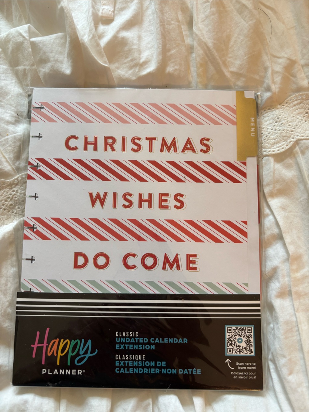 Happy Planner Christmas Wishes Do Come (Red/Gold) Classic Undated Calendar